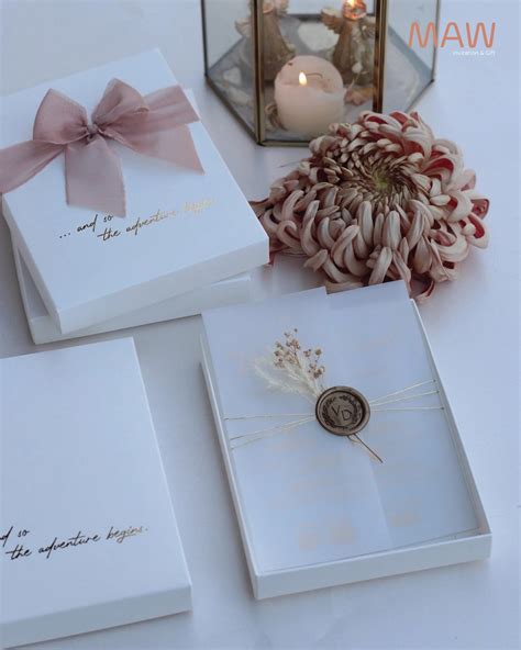 Image result for Box Wedding Invitations