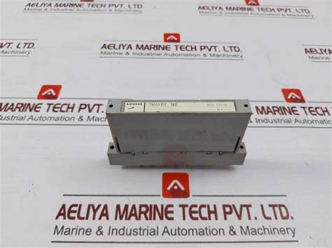 Siemens Simatic Nb 6Ef1 220-1A Terminal Block Module - Aeliya Marine Tech