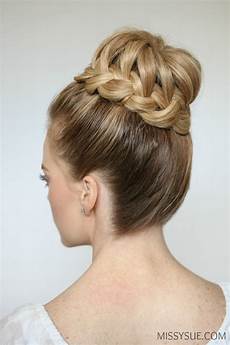 prom hair buns braid high bun sue prom hair buns braid high bun sue