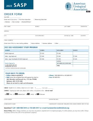 Sasp Urology - Fill and Sign Printable Template Online
