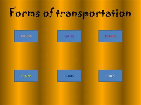Forms of Transportation 的图像结果
