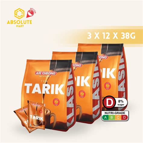 [TRIPLE PACK] AIK CHEONG Teh Tarik Classic 3-IN-1 3 X 12 X 38G (SACHET ...