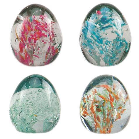 Kebica Latto Design Oval Glass Paper Weight for Office Desk (1 ...