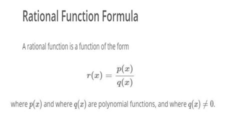 Image result for Rational Function Equatons