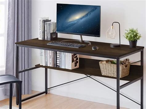 Torche Wood & Metal Finish Study Table |Computer Table, Study Table for ...