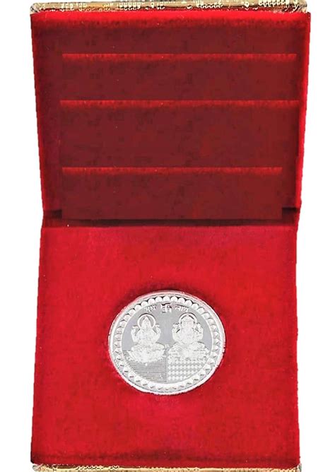 5 Grams Pure Silver Coin Lakshmi Ganesh BIS Hallmark 999 Fine Silver ...