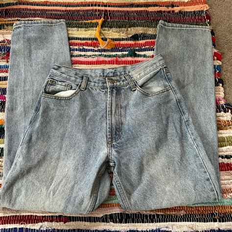 brandy melville john galt jeans mid rise tagged... - Depop
