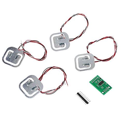 Buy 4pcs 50kg Human Scale Load Cells & HX711 AD Module Kit Resistance ...