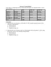 Image result for Inventory Costing Methods Examples