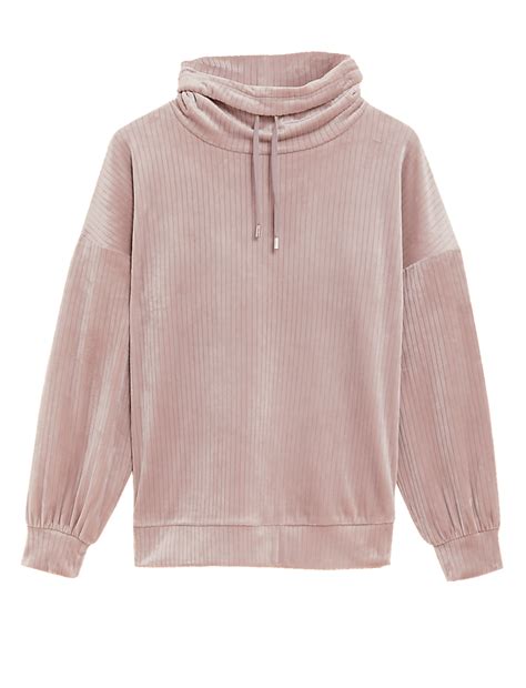 Buy Velour Flexfit™ Ribbed Lounge Top at Marks & Spencer