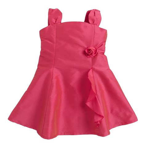 Buy Hopscotch Girls Knee Length Party Dresses Pink (5-6 Years) at Amazon.in