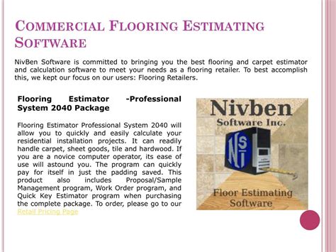 PPT - Flooring Estimating Software PowerPoint Presentation, free ...