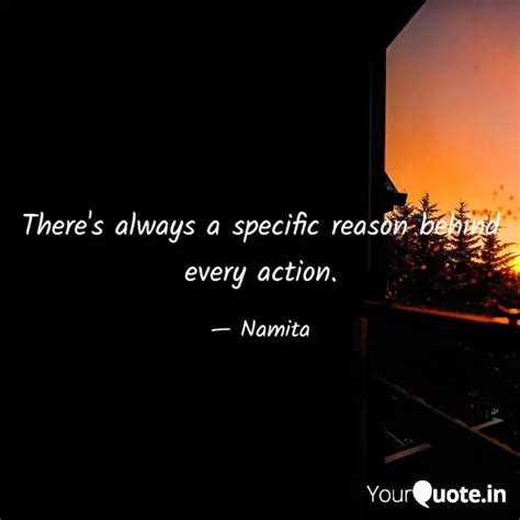 There's always a specific... | Quotes & Writings by Namita Khot | YourQuote