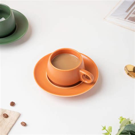 Pure White Ceramic Planter With Coaster Online - Premium Planter | Nestasia