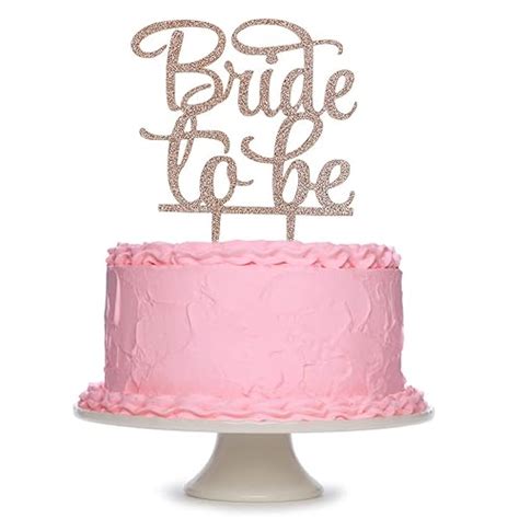 Buy Rose Gold Bride to Be Cake Topper, Bachelorette,Bridal Shower ...