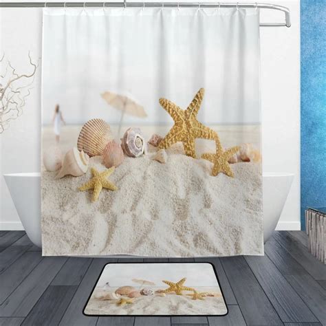 beach themed shower curtains