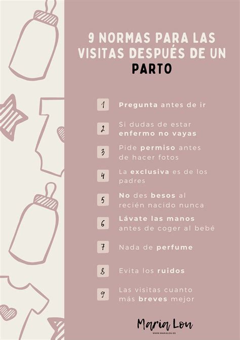 Reglas para las visitas a un recién nacido - Maria Lou | Consejos para el embarazo ...
