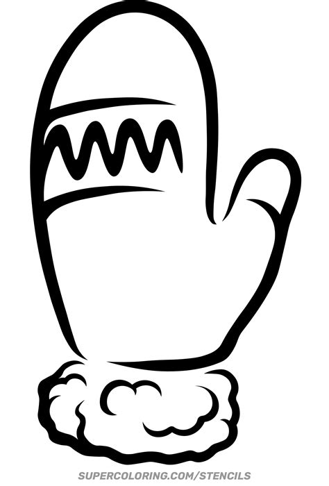 Image result for Paper Mitten Pattern