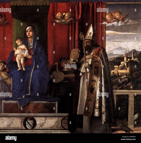 English: Barbarigo Altarpiece (detail) 1488. 954 Pala barbarigo 03 ...