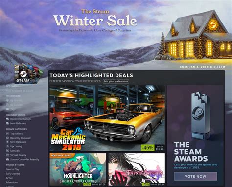 Steam’s Winter Sale Now Officially Live - Gameranx