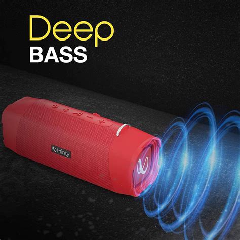 Infinity (jbl) Fuze 700 Dual Eq Deep Bass 20w Portable Stereo Speakers ...