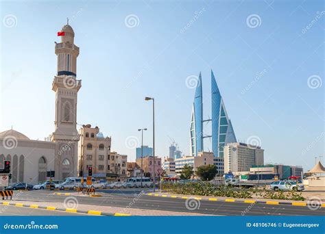 Shaikh Hamad Causeway Street View. Manama, Bahrain Editorial Photo - Image of city, exterior ...