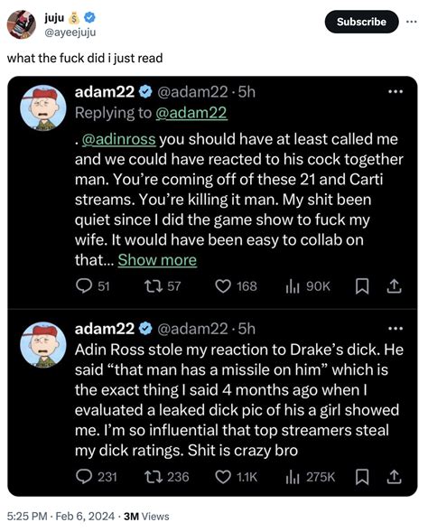Adam22 Adin Ross Drake Video Leak Tweets | Drake Exposed Video Leak on Twitter | Know Your Meme