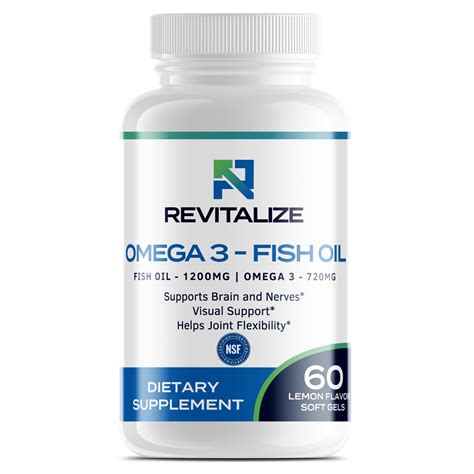 Omega 3 Fish Oil – Revitalize Inc