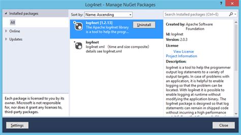 Log4net.dll in Windows Application 的图像结果