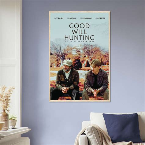 Good Will Hunting Poster, Vintage Movie Poster, Tv Series Poster, Full ...