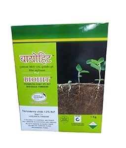 Biohit Trichoderma viride Biological Fungicide (1Kg) Pack of 1 : Amazon ...