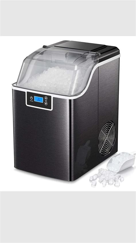 Kbice self dispensing countertop nugget ice maker crunchy pebble sonic ...
