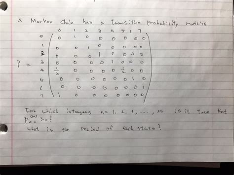 Image result for Transition Probability Matrix Markov Chain