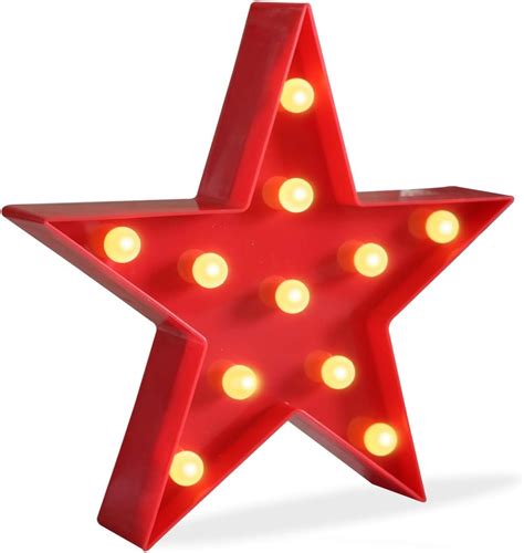Buy Marquee Light Star Shaped LED Plastic Sign-Lighted Marquee Star ...