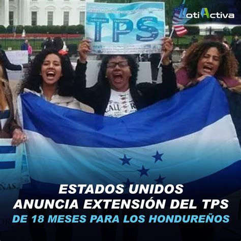 EEUU extiende por 18 meses más el TPS para Honduras – NotiActiva
