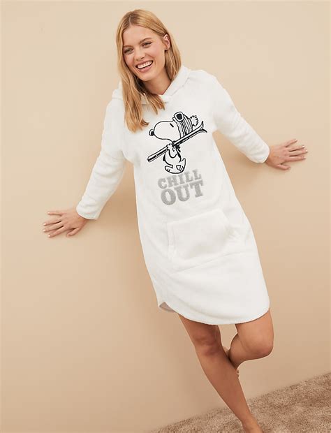 Buy Snoopy™ Fleece Minishirt at Marks & Spencer