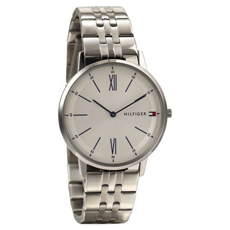 Buy Online Tommy Hilfiger Quartz Analog White Dial Stainless Steel ...