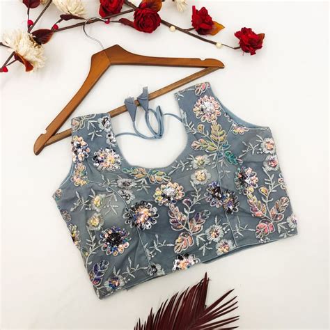 Important Net Flower Blouse