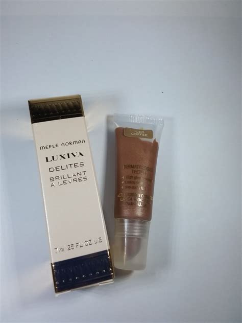 Merle Norman Luxiva Delites Brillant A Levres Lip Gloss Iced Coffee | eBay