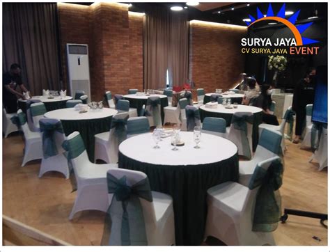 Sewa Alat Pesta Meja Kursi Dengan Cover Standar Hotel Archives - Pusat ...