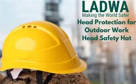 LADWA 1 Pcs Yellow Heavy Duty Safety Director Helmet Head Protection ...
