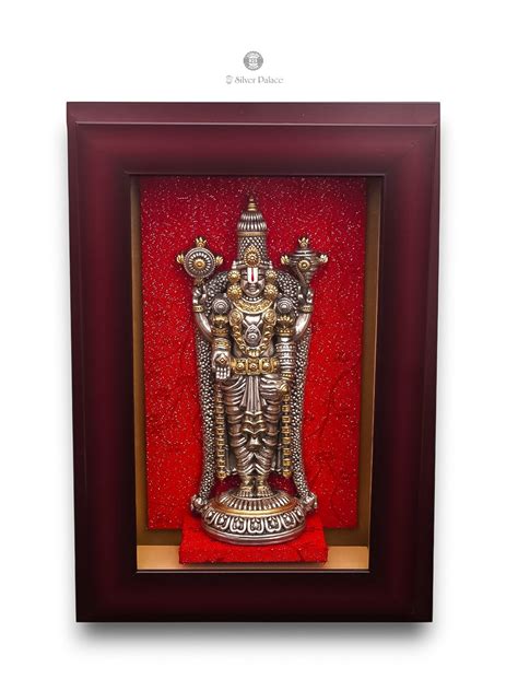 925 Silver Gold Polish Danda Balaji With Astalakshmi & Dasavatharam ...