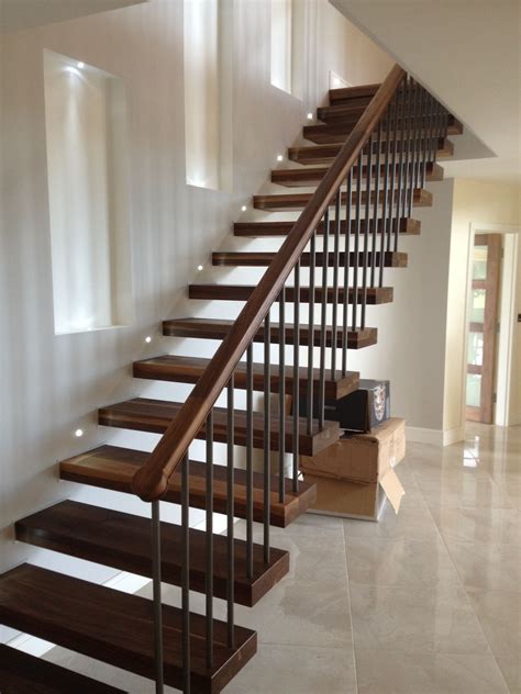 Pin on Modern wooden stairs