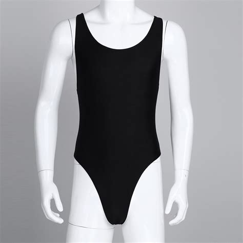 TiaoBug Summer Men One-Piece Mankini Swimming Leot... – Grandado
