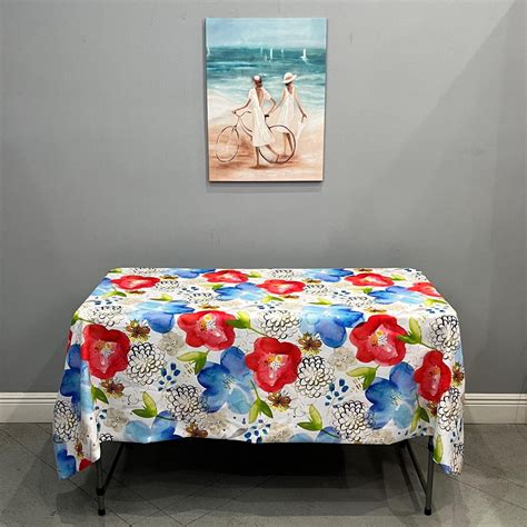 Floral Tablecloth and Palm Tablecloths, All Sizes