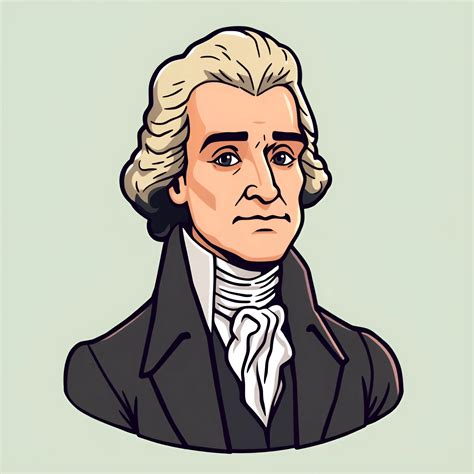 Cartoon Illustration of George Washington - Free Download - AI Scribbles
