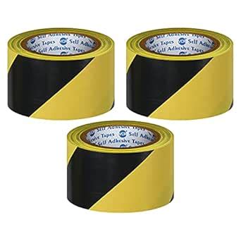 VCR Black & Yellow Floor Marking Tape - 18 Meters in Length 48mm / 02 ...