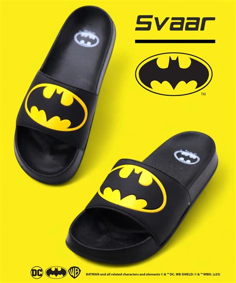 SVAAR x Superman Men's Slides – Soft Cushion, Anti-Slip, Lightweight ...