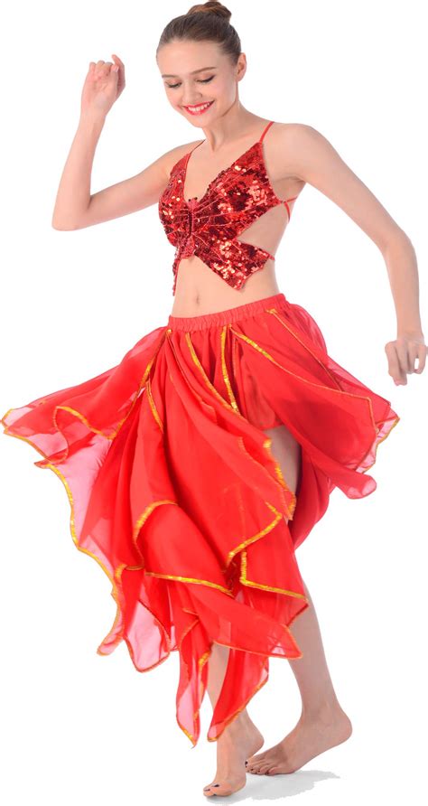 Belly Dance Skirt Costumes Sets Ballroom Dance Skirt Indian Dance ...