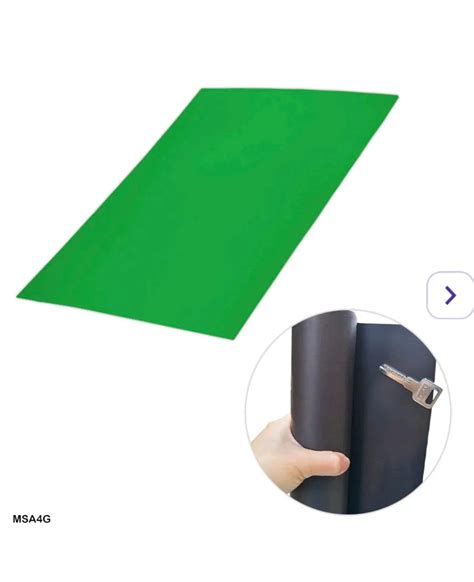 Vibrant Green A4 Magnetic Sheet for Crafts & DIY – Inkarto